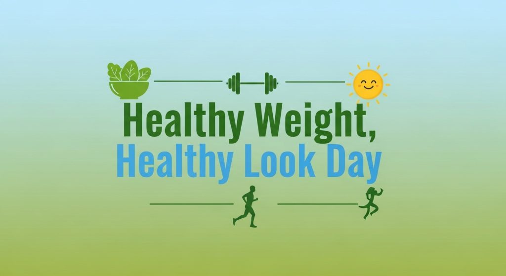 Healthy Weight, Healthy Look Day. Promoting Wellness, Fitness, and Nutrition. - Feature Image Jan 142