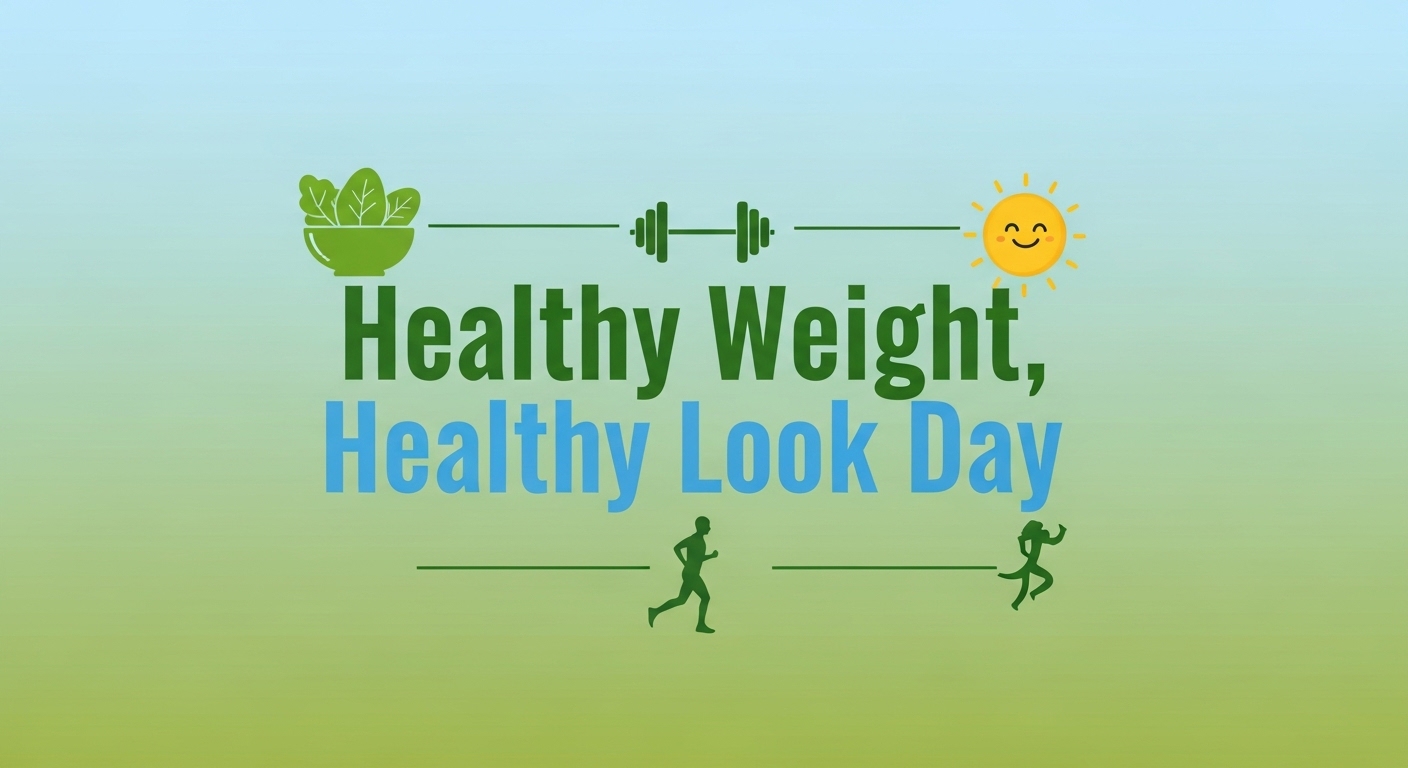 Healthy Weight, Healthy Look Day. Promoting Wellness, Fitness, and Nutrition. - Feature Image Jan 142