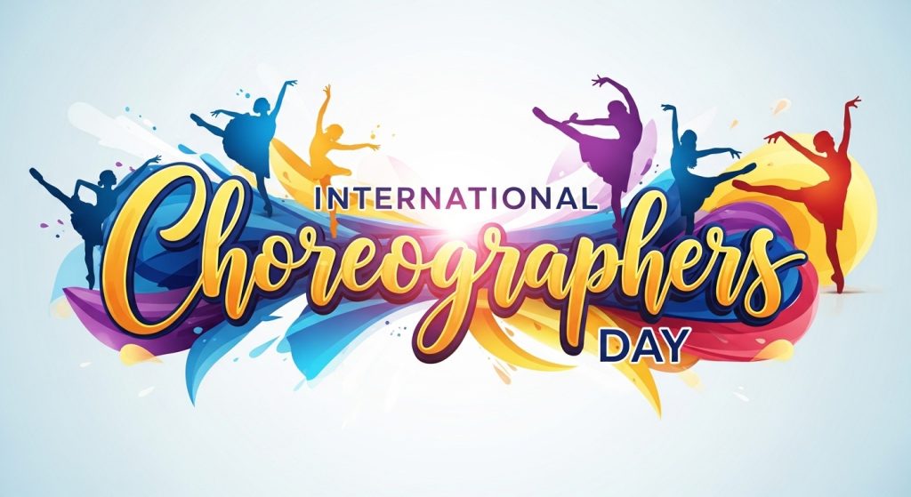 International Choreographers Day Artistic Banner with Dancers and Colorful Design - Feature Image Jan 153