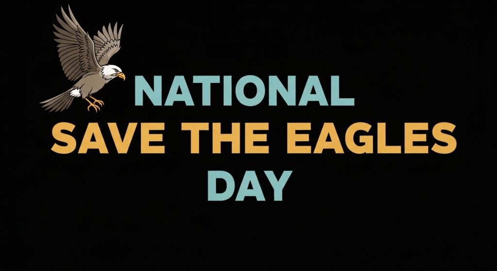 National Save the Eagles Day Illustration - Wildlife Conservation, Bird Protection & Awareness - Feature Image Jan 166