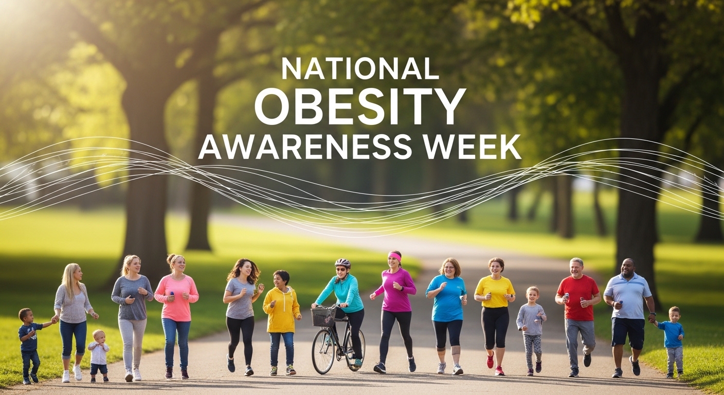 National Obesity Awareness Week: Diverse Community Walking, Jogging & Cycling for Health - Feature Image Jan 170