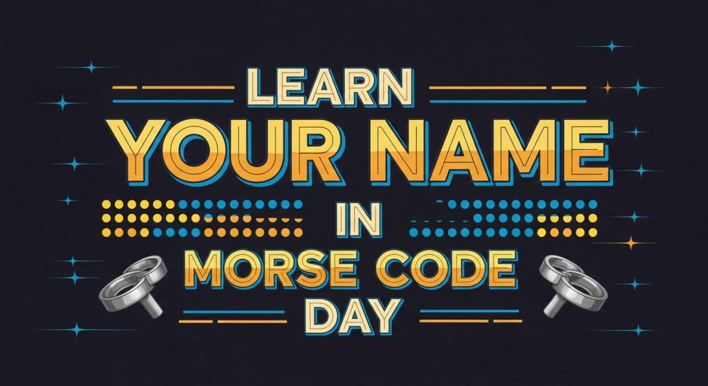 Morse Code Day Learning Event: Communication & Education Graphic for Language Skills - Feature Image Jan 176