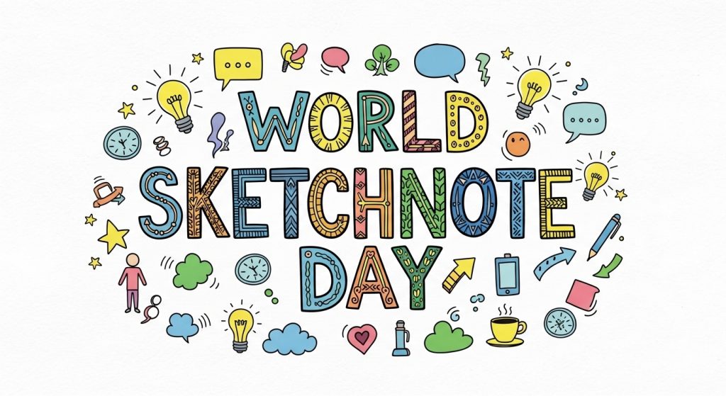 World Sketchnote Day Artistic Lettering with Creative Visual Doodles and Hand-Drawn Icons - Feature Image Jan 186