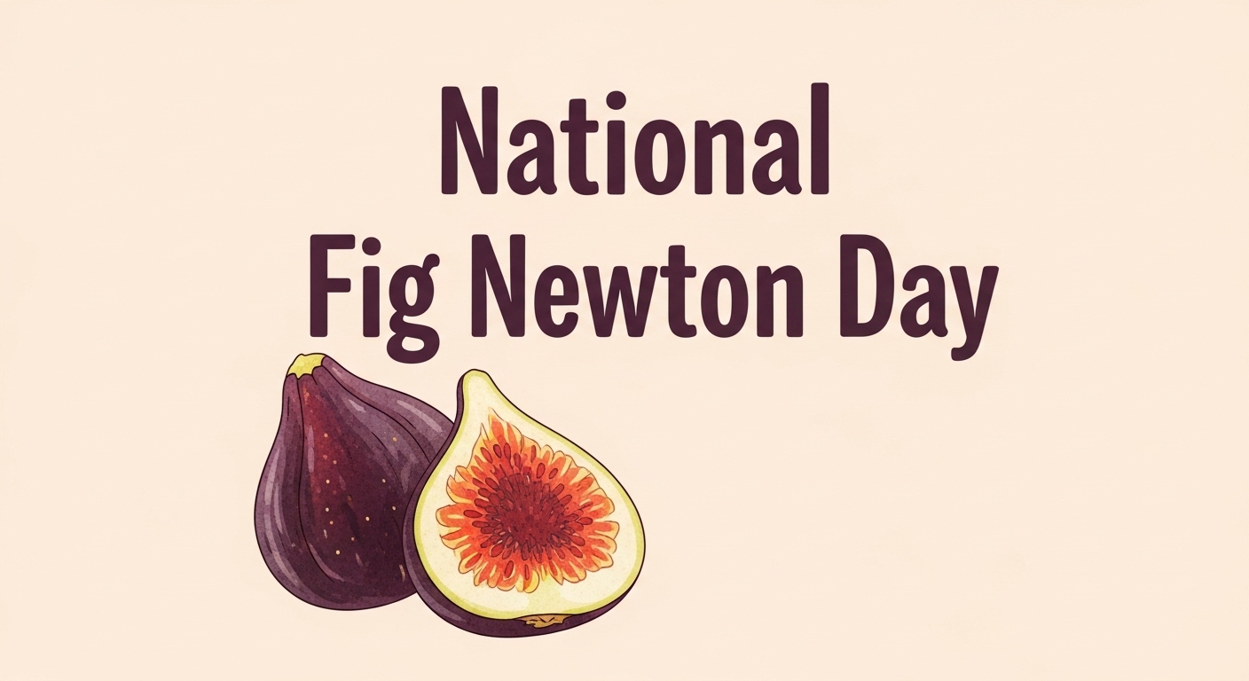 National Fig Newton Day Greeting with Whole and Halved Figs Illustration - Feature Image Jan 237