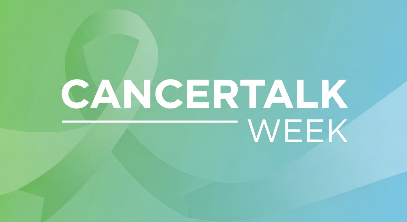 CancerTalk Week Event Promotion Banner with Gradient Background - Feature Image Jan 268