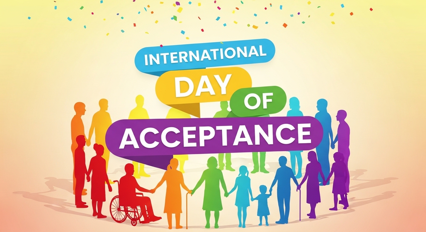 International Day of Acceptance Concept with Diverse People Silhouettes and Confetti - Feature Image Jan 278
