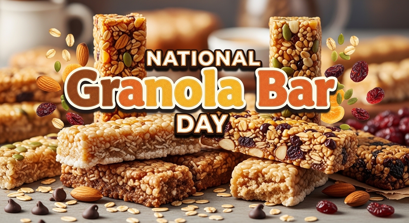 National Granola Bar Day: Wholesome Cereal Bars with Nuts, Fruits, Oats & Chocolate Chips - Feature Image Jan 296