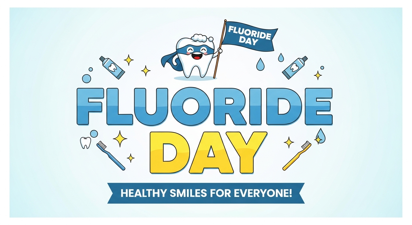Fluoride Day Dental Health Promotion: Superhero Tooth Mascot, Oral Care & Healthy Smiles Campaign - Feature Image Jan 335