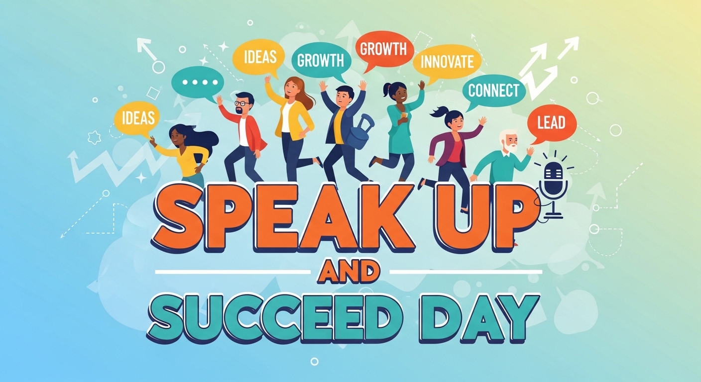 Empowering Communication: Diverse Team Achieving Success with Ideas, Growth & Leadership. Speak Up Concept. - Feature Image Jan 365