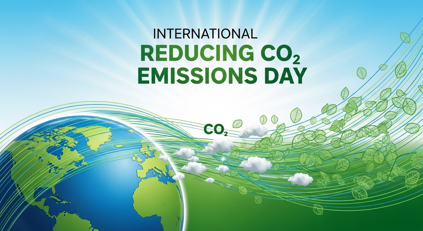 International Reducing CO2 Emissions Day - Global Environmental Awareness - Feature Image Jan 370