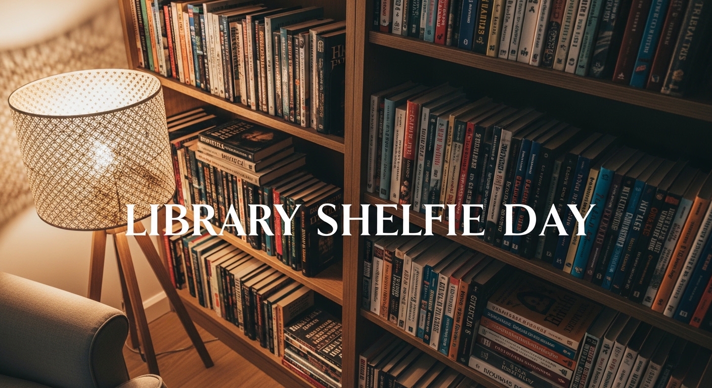 Cozy Home Library Interior with Bookshelves and Warm Lamp - Feature Image Jan 372