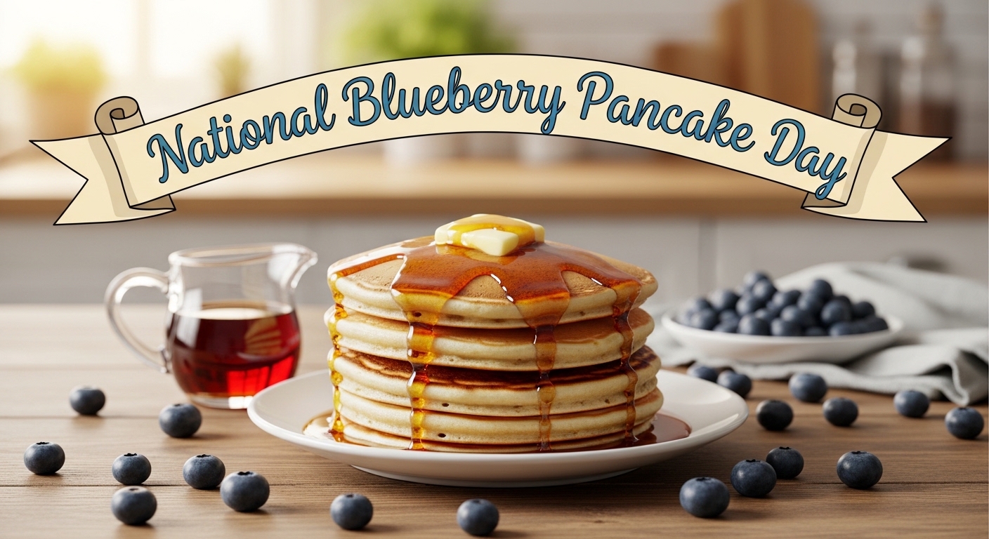 National Blueberry Pancake Day Celebration - Feature Image Jan 373