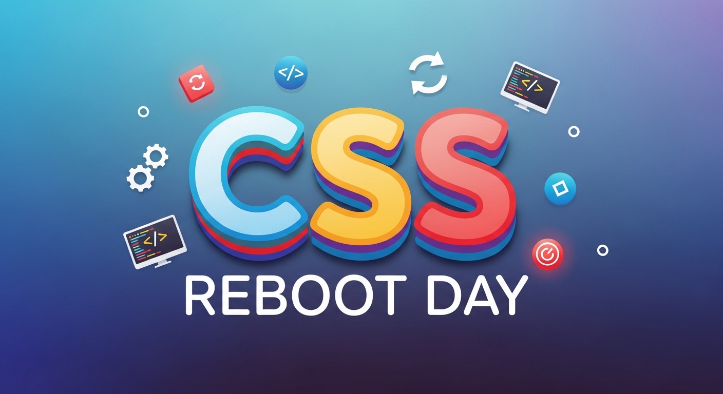 CSS Reboot Day: Frontend Web Development & Programming Design Concept - Feature Image May 05