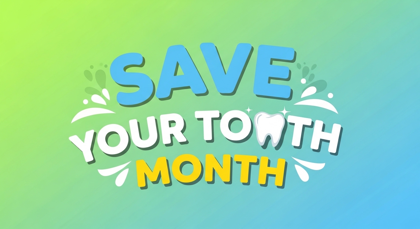 Save Your Tooth Month Dental Health Awareness Illustration - Feature Image May 138