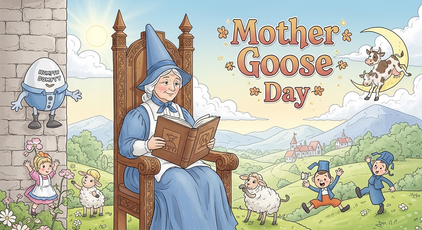 Mother Goose Day: Reading and Play with Nursery Rhyme Characters - Feature Image May 19