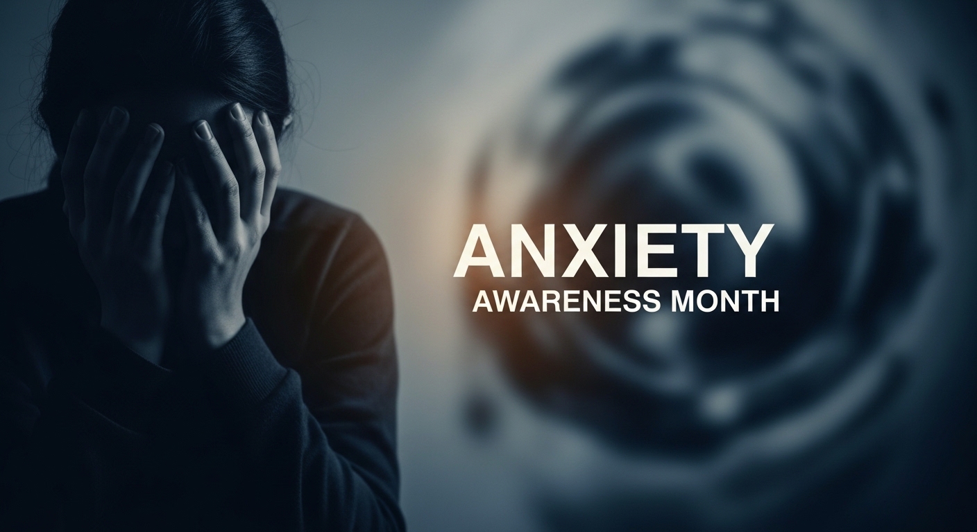Anxiety Awareness Month. Person in Distress. Mental Health Support & Wellbeing. - Feature Image May 35