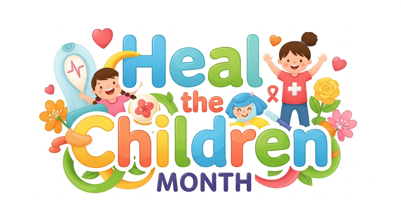 Heal the Children Month Celebration: Child Health & Wellness Vector Art - Feature Image May 68
