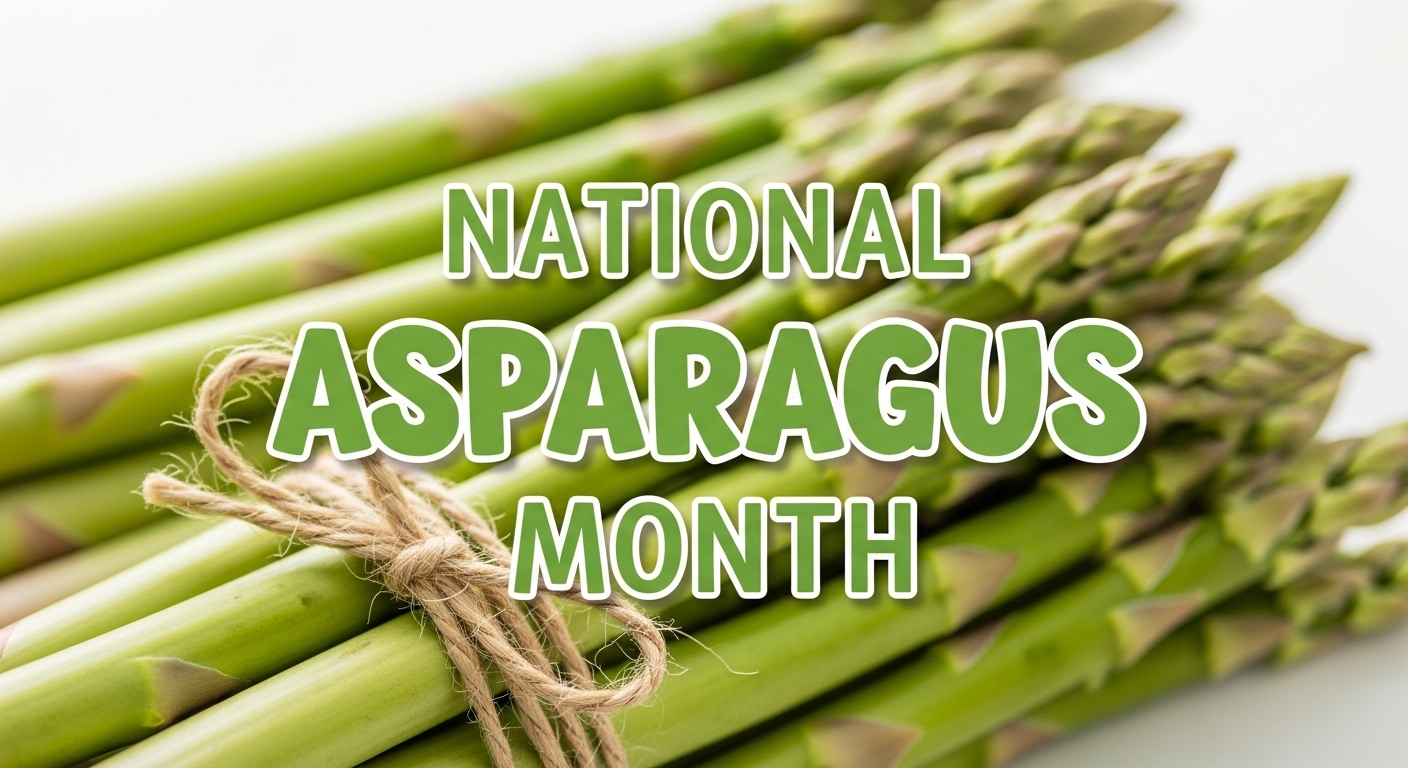 National Asparagus Month Celebration with Fresh Green Spears - Feature Image May 98