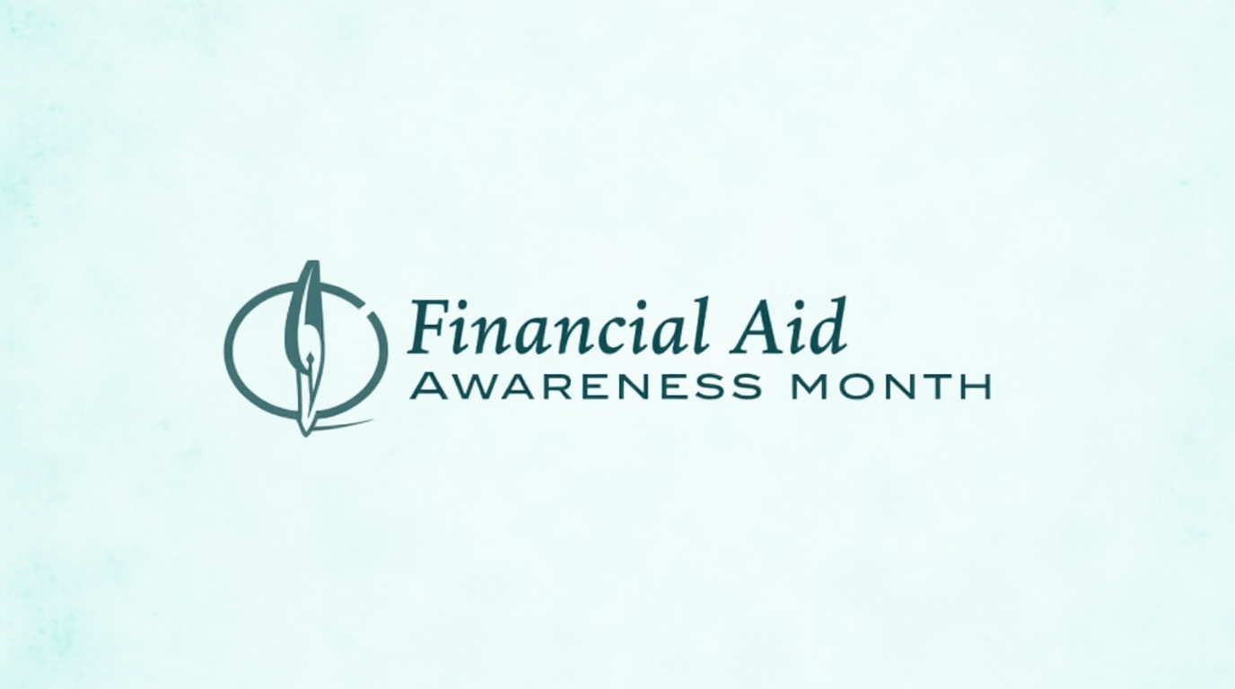 Financial Aid Awareness Month Banner with Quill Logo - Featura Imagefeb 01