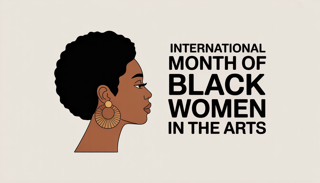 Empowering Black Women in the Arts. Global Celebration & Cultural Creativity Illustration. - Feature Imagefeb 01 2