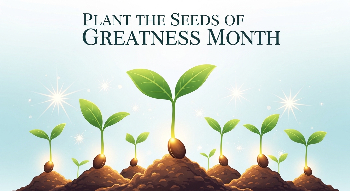 Planting Seeds of Greatness: Green Seedlings Emerge from Soil for Growth & Development - Feature Imagefeb 01 7