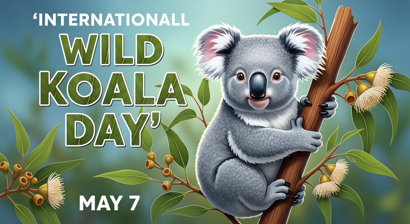 International Wild Koala Day - May 7th Celebration with Eucalyptus Koala - Feature Image May 182