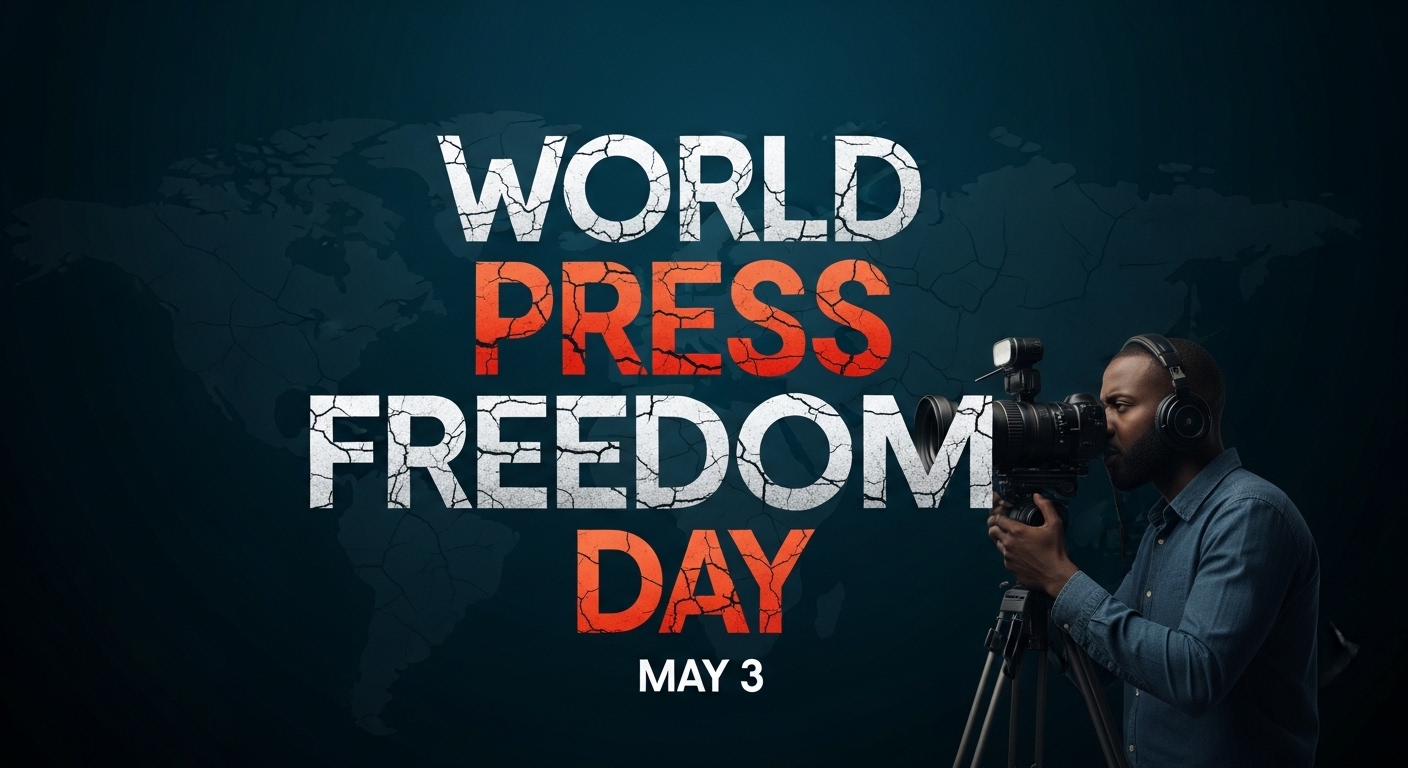 World Press Freedom Day, May 3. Journalist Reporting Global Media & Information Rights. - Feature Image May 196