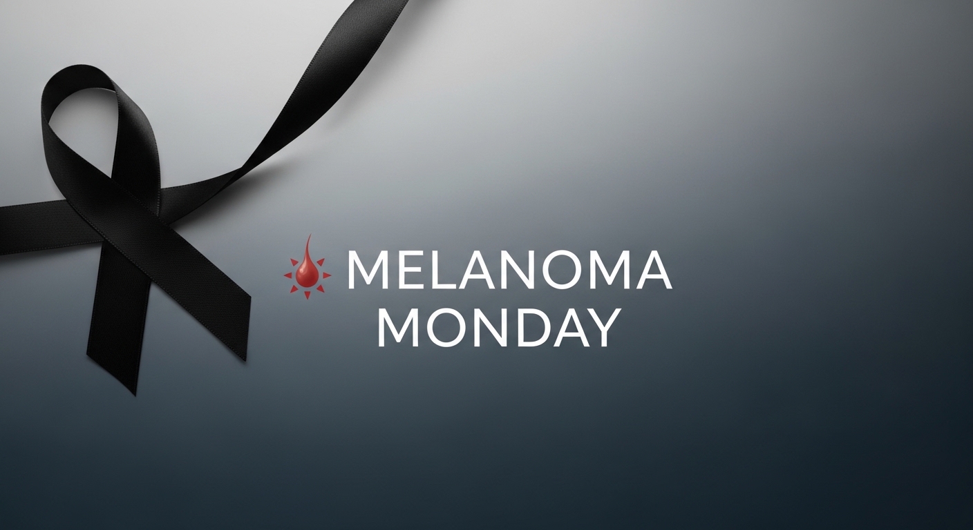 Melanoma Monday Awareness with Black Ribbon and Sun Symbol - Feature Image May 212