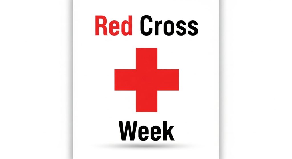 Red Cross Week Charity Awareness Graphic on White Background - Feature Image May 229