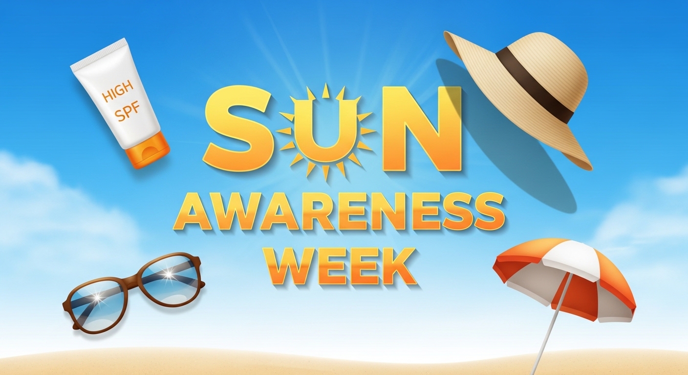 Sun Awareness Week: Skin Protection Essentials, SPF, Hat, Glasses & Umbrella for Summer Safety. - Feature Image May 232