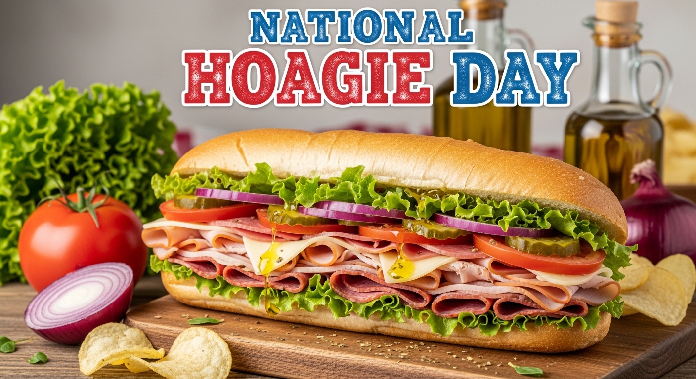 National Hoagie Day Feast: Classic Deli Sub with Fresh Vegetables - Feature Image May 247