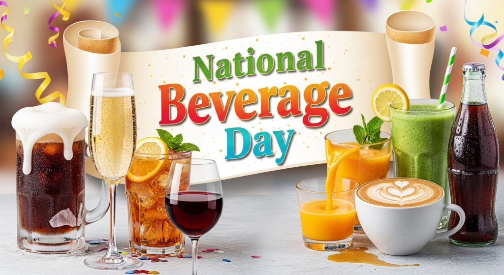 National Beverage Day Celebration with Diverse Drinks Assortment - Feature Image May 261