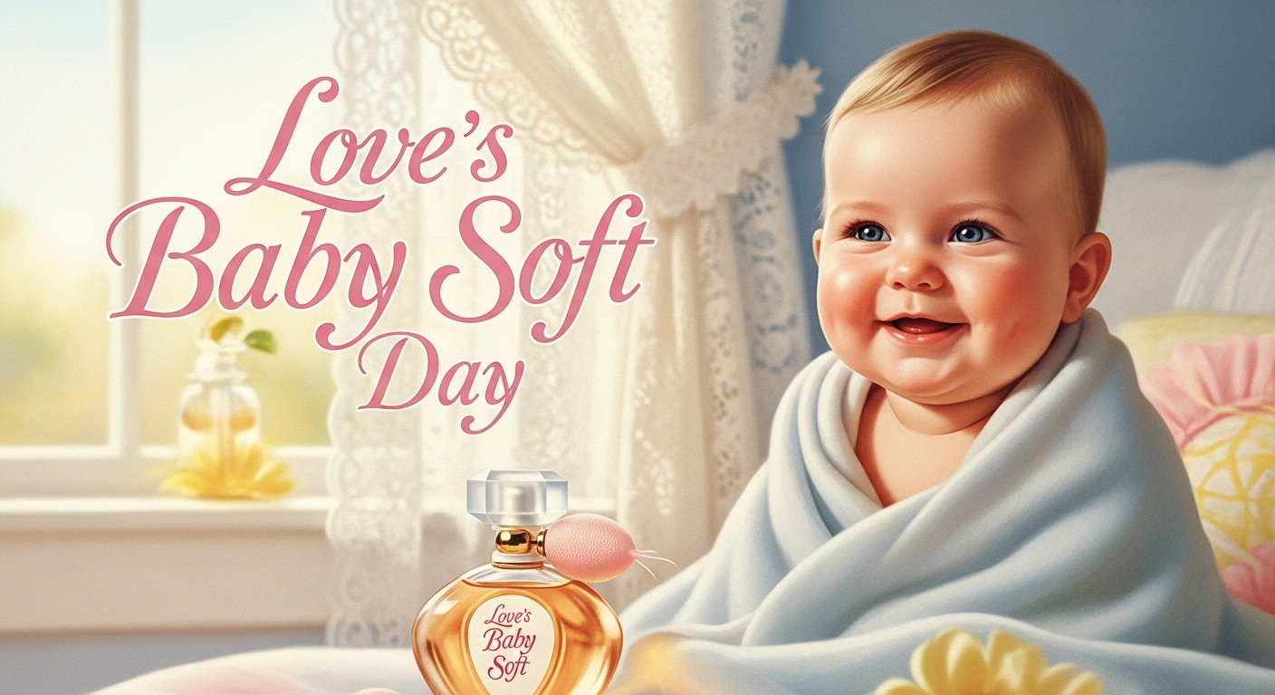Happy Baby Portrait with Love's Baby Soft Perfume, Gentle Infant Care & Childhood Bliss - Feature Image May 273