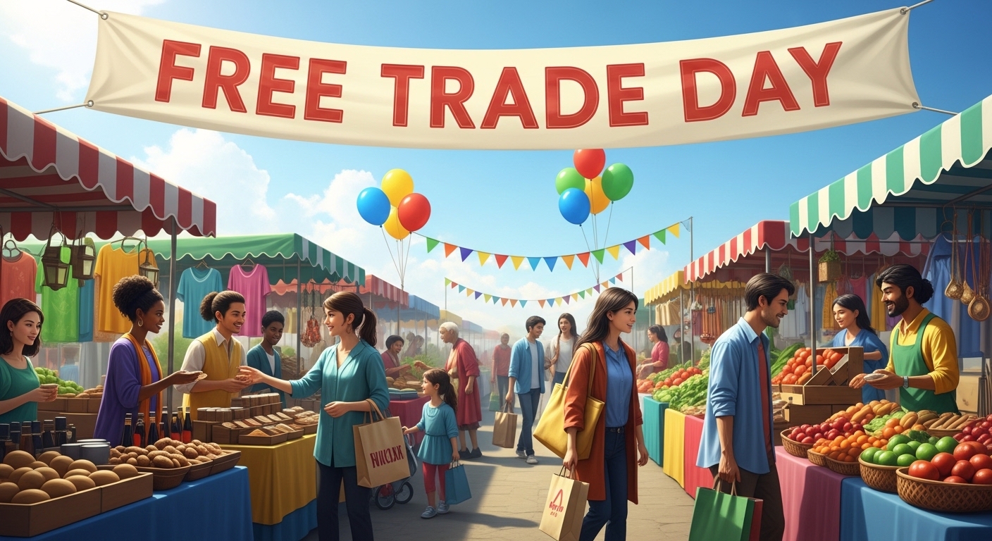 Vibrant Outdoor Trade Festival: Diverse Community and Market Goods - Feature Image May 285