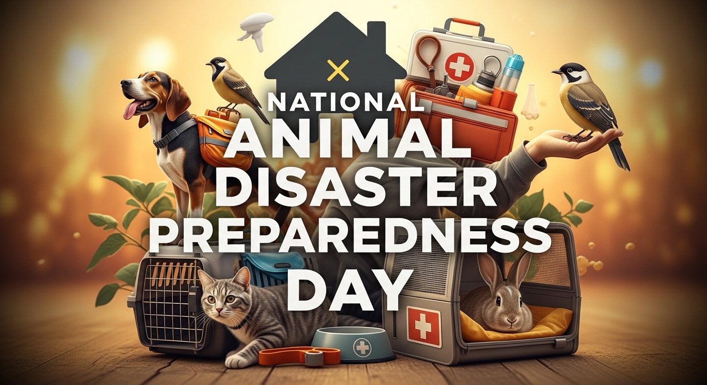 National Animal Disaster Preparedness Day. Pet Safety for Emergencies. - Feature Image May 289