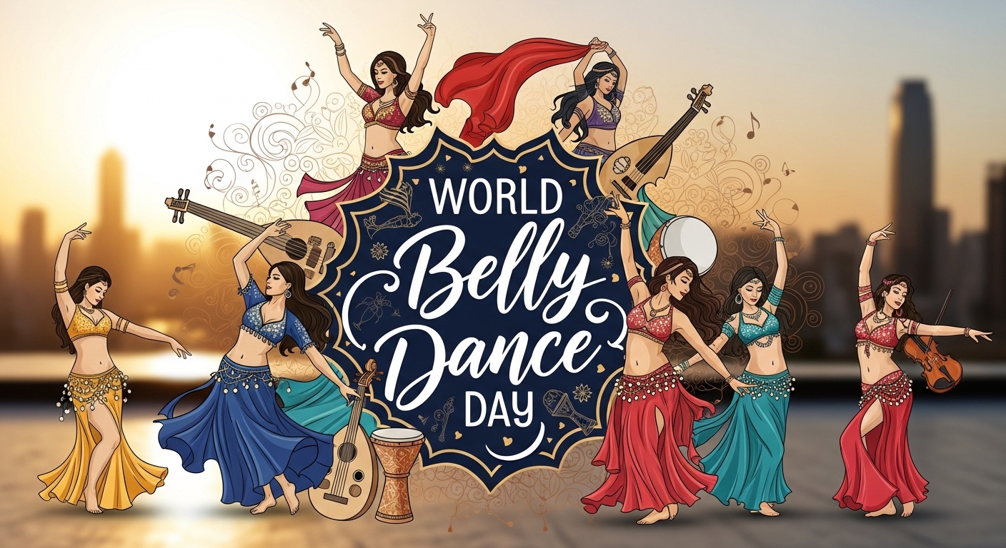 World Belly Dance Day Celebration with Vibrant Dancers and Traditional Music - Feature Image May 326