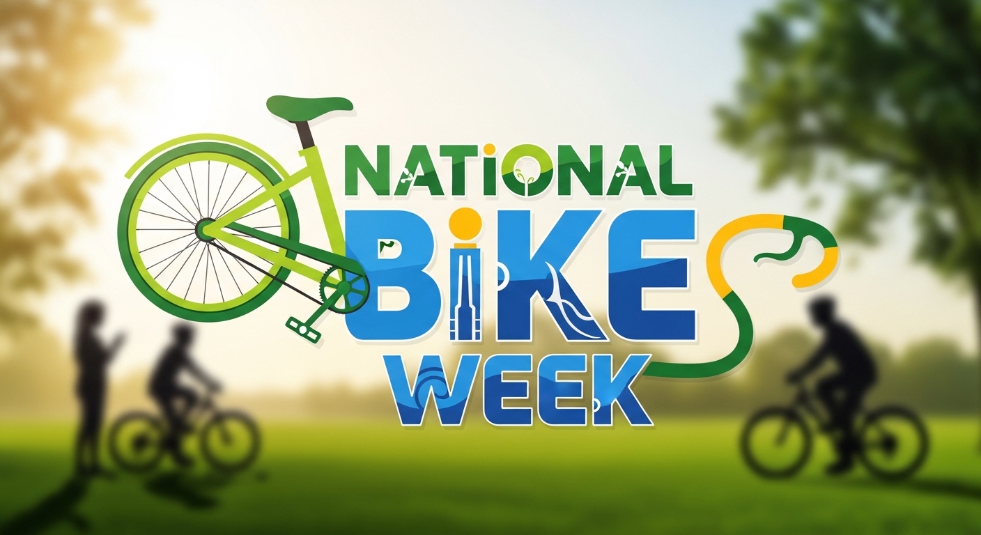 National Bike Week Celebration. Cycling event for healthy lifestyle and green transportation awareness. - Feature Image May 328
