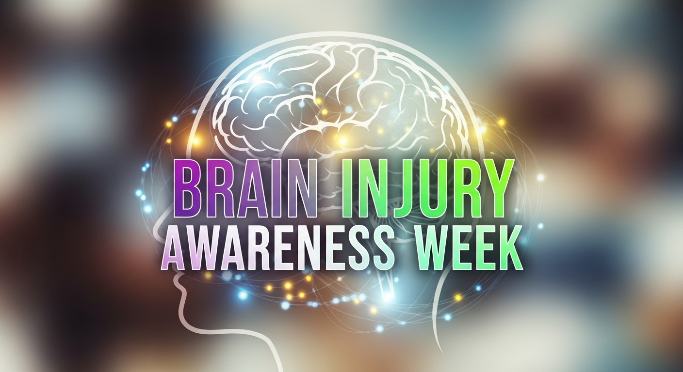 Brain Injury Awareness Week: Neurological Health Concept with Glowing Brain Outline - Feature Image May 357