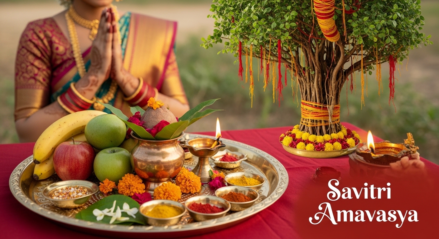 Savitri Amavasya: Traditional Hindu Puja with Offerings & Sacred Tree Worship - Feature Image May 443