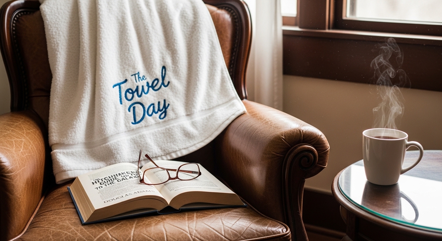 Relaxing Comfort: Book and Steaming Beverage on Leather Armchair for Leisure Time - Feature Image May 591