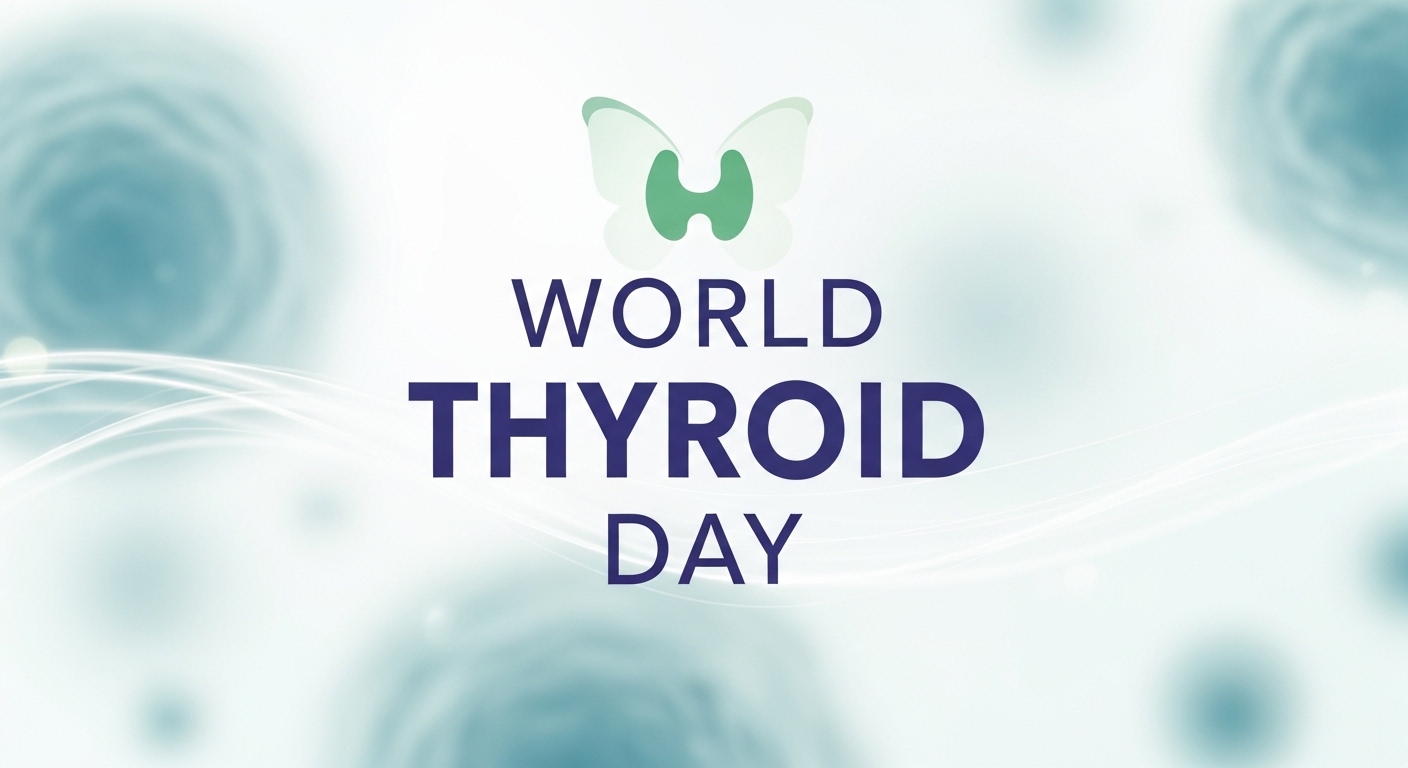 World Thyroid Day Awareness Banner with Medical Butterfly Logo - Feature Image May 593