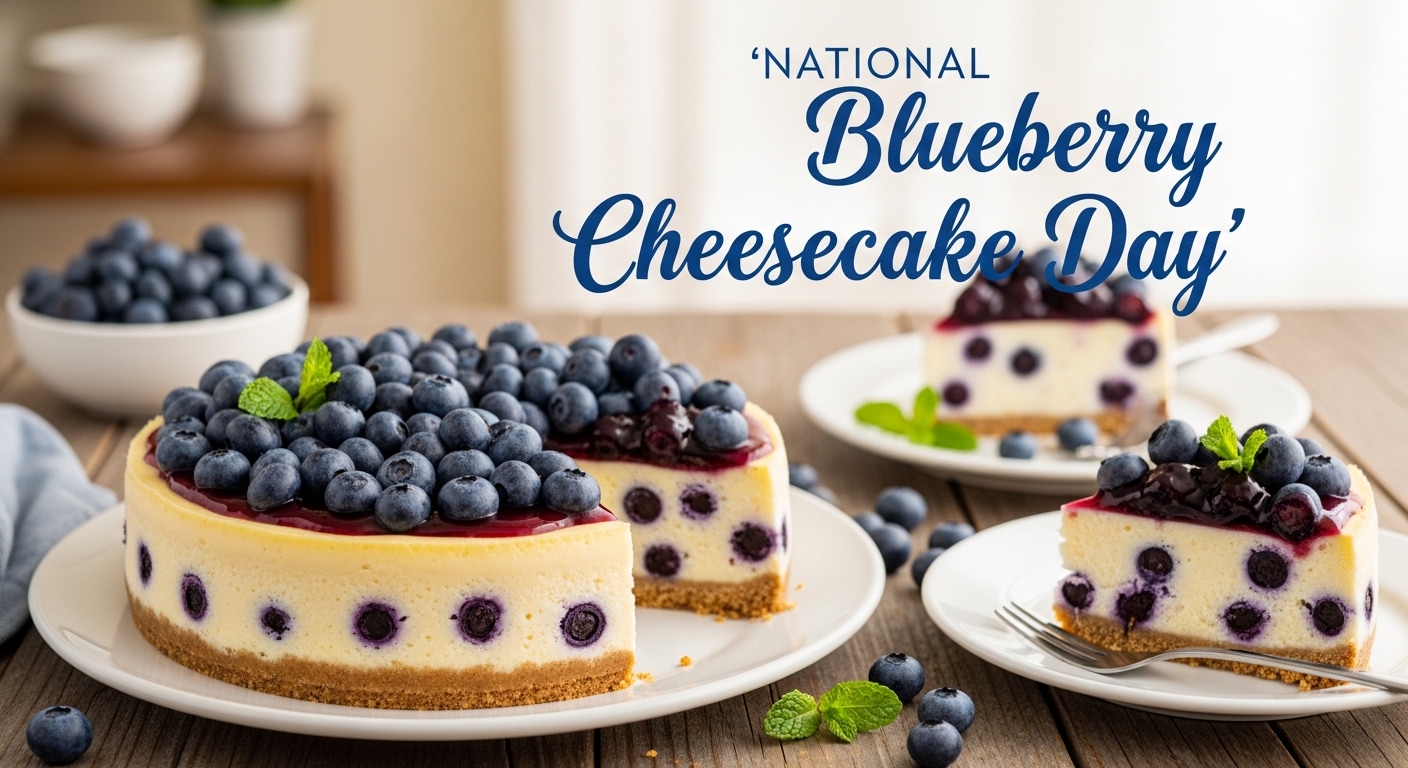 National Blueberry Cheesecake Day