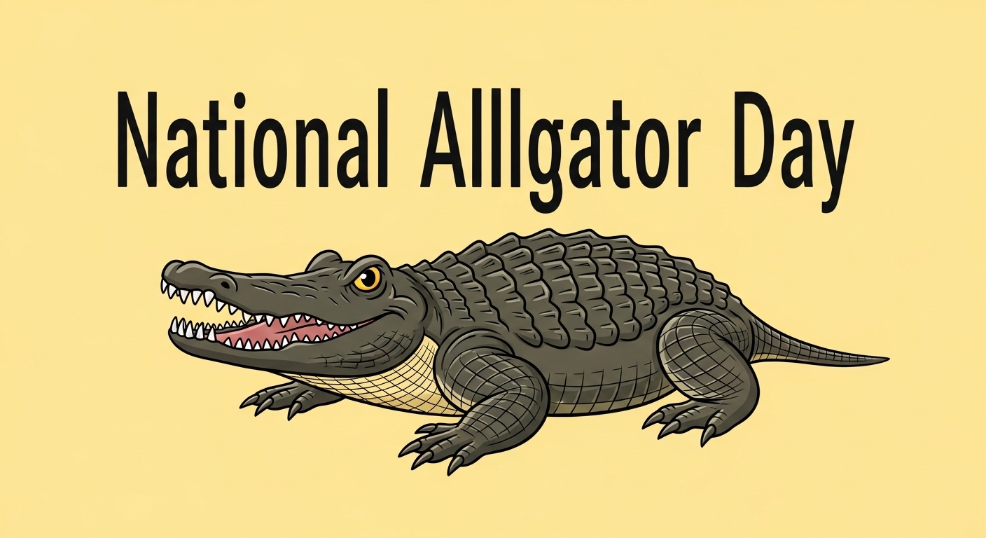 National Alligator Day Illustration - Feature Image May 639