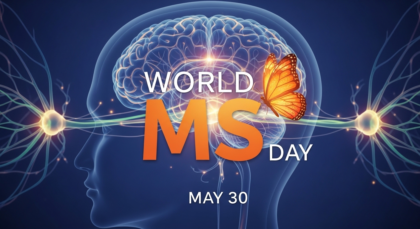 World MS Day: Brain, Nerves, and Butterfly for Multiple Sclerosis Awareness on May 30 - Feature Image May 654