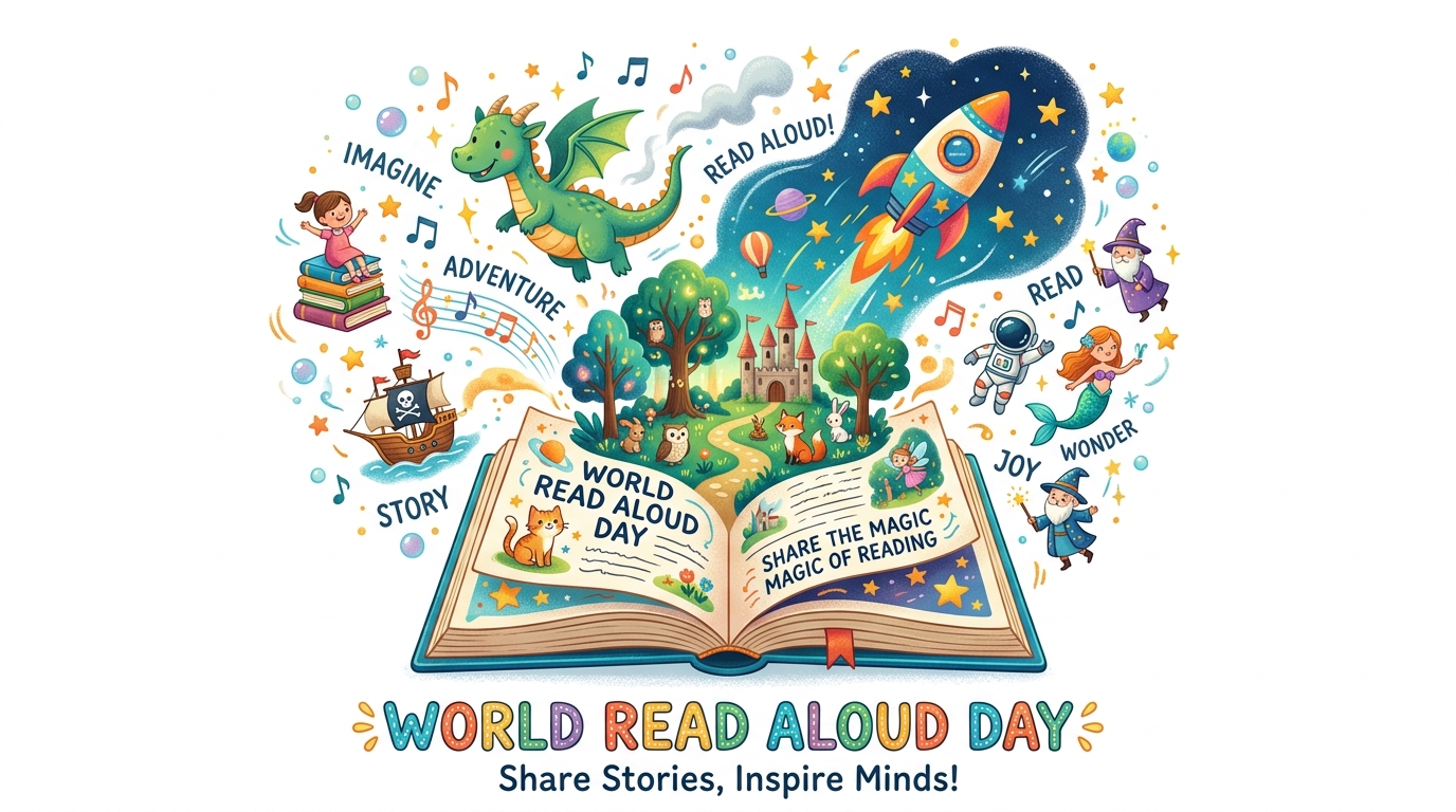 World Read Aloud Day: Open Book Unleashing Imagination, Adventure & Learning for Children - Feature Imagefeb 04 4