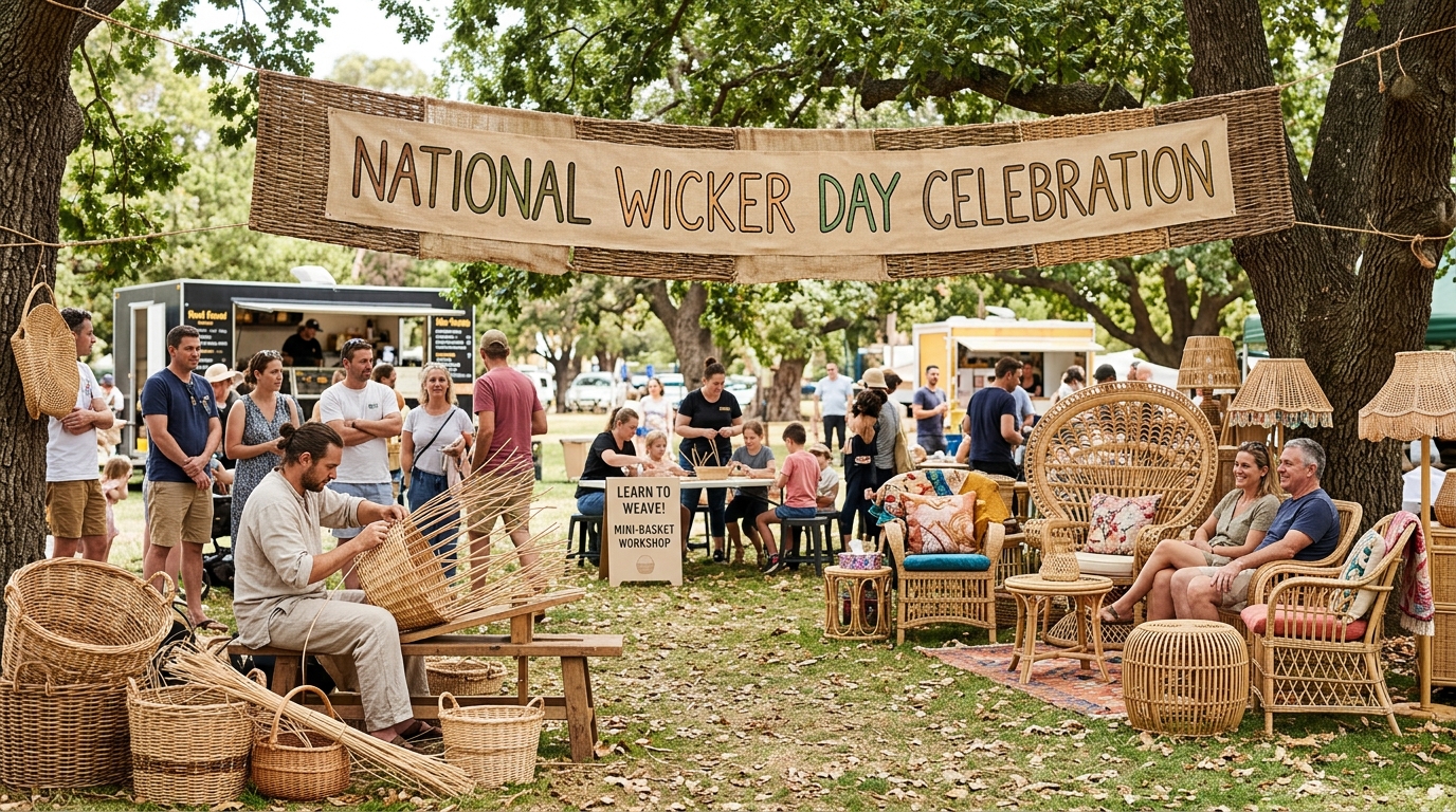 National Wicker Day Celebration: Outdoor Craft Festival with Weaving Workshop and Artisans - Feature Imagefeb04 1