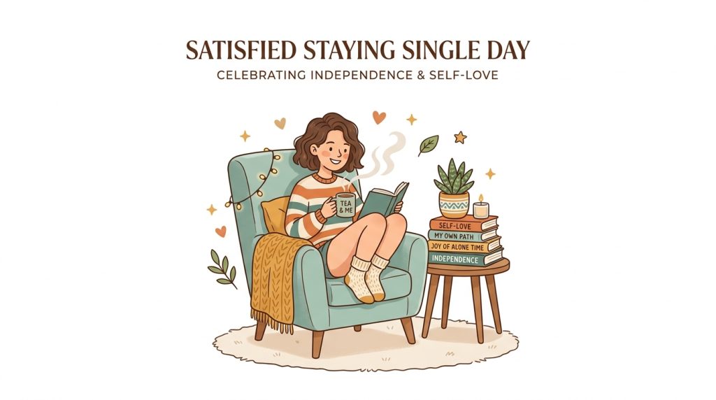 Satisfied Staying Single Day