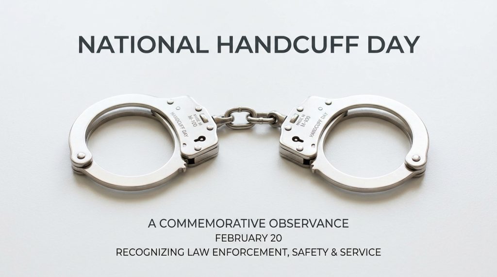 National Handcuff Day Observance for Law Enforcement & Public Safety - Feature Imagefeb20