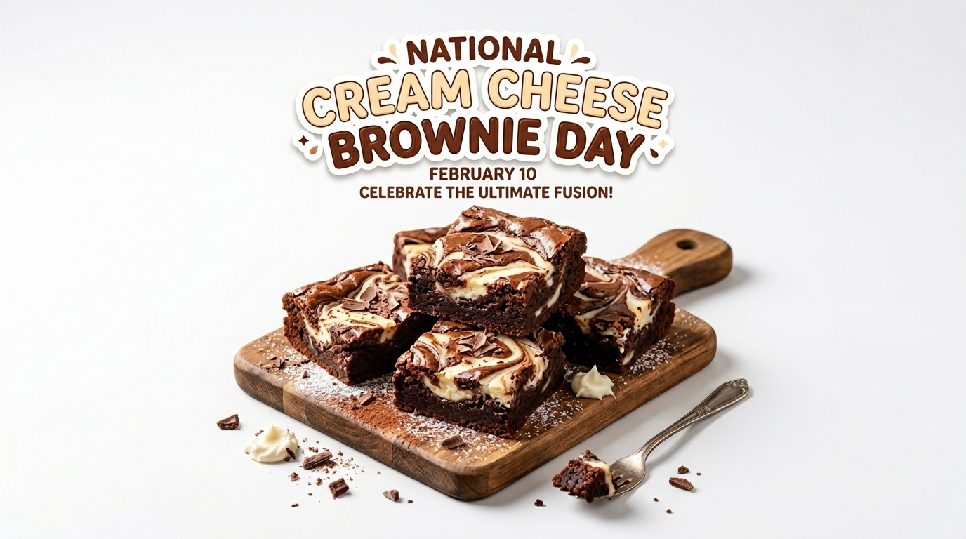 National Cream Cheese Brownie Day