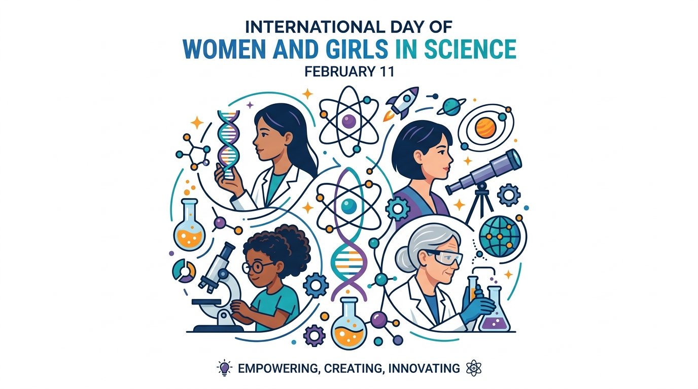 International Day of Women and Girls in Science. Empowering STEM Careers. - Feature Imagefeb 11